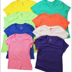 HANES Brand Tshirts made in USA bulk